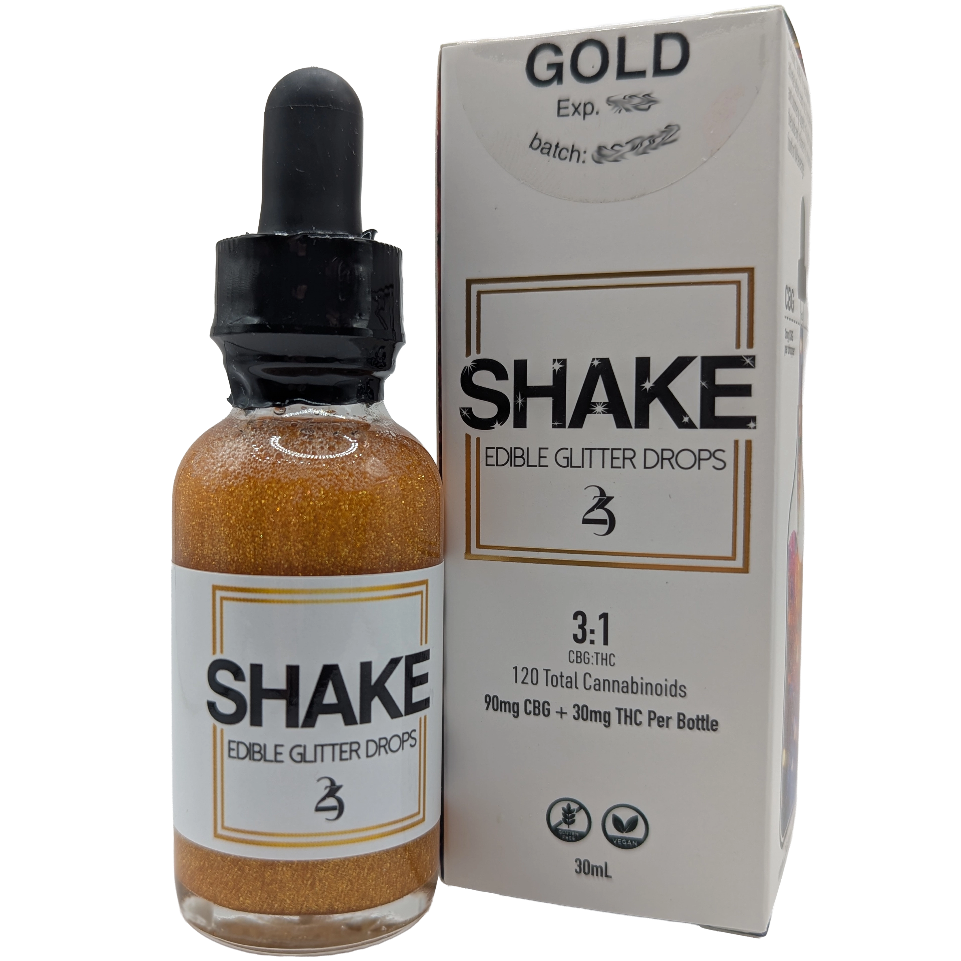 elfbar nachfüll pod läuft aus SHAKE 24k Gold - THC Edible Glitter Drops