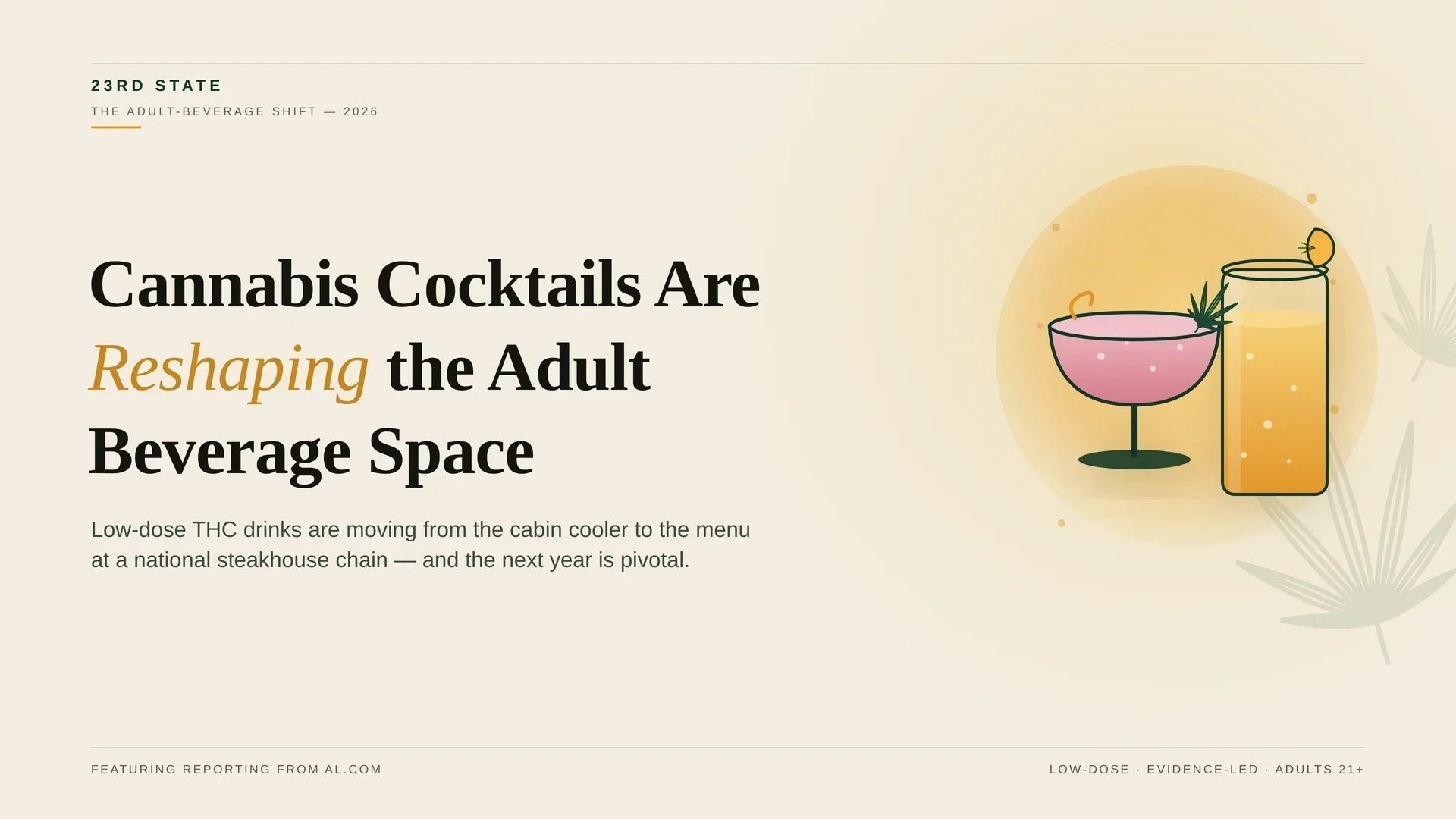 How Cannabis Cocktails Are Reshaping the Adult Beverage Space
