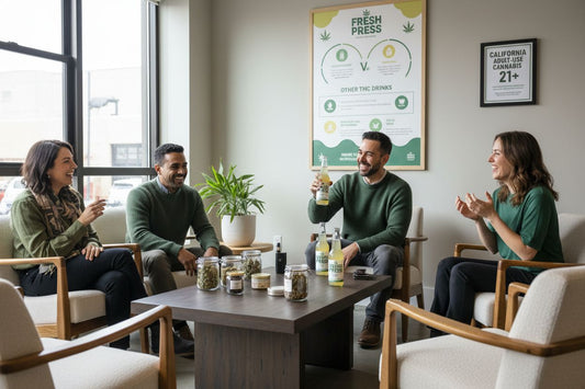 modern cannabis social setting