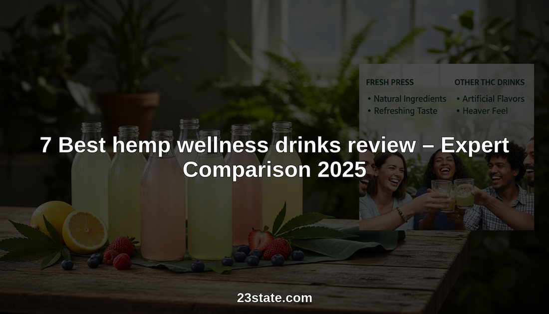 hemp wellness drinks review hero header image
