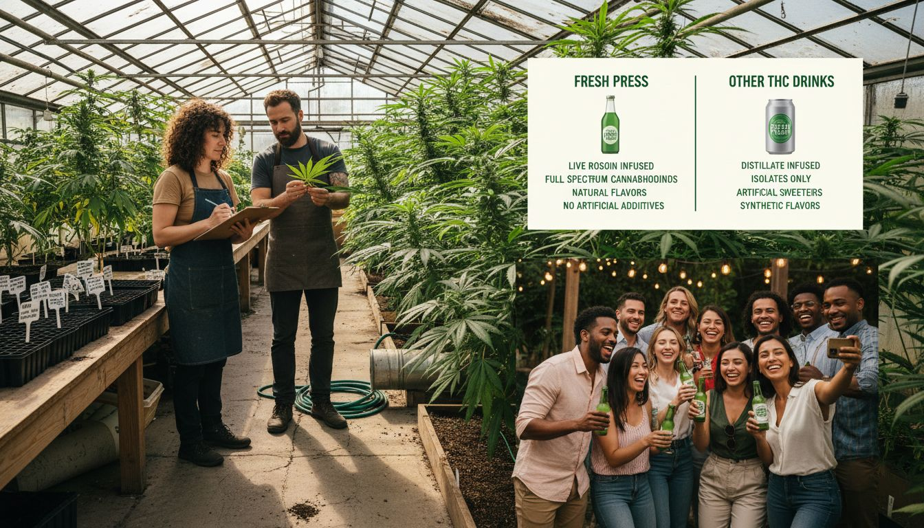 Experts comparing sativa and indica plants