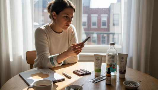 Woman reviewing seven cannabis consumption methods
