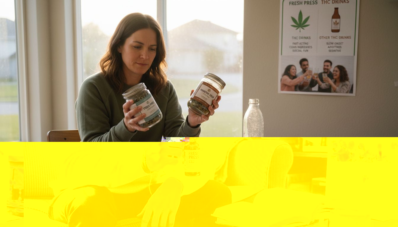 Man reading CBD oil bottle for anxiety