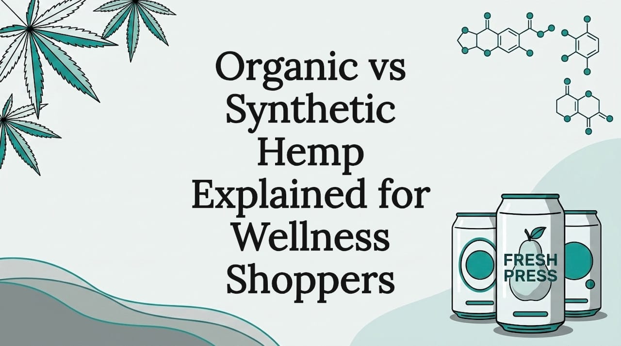 Decorative illustrated title card for hemp article