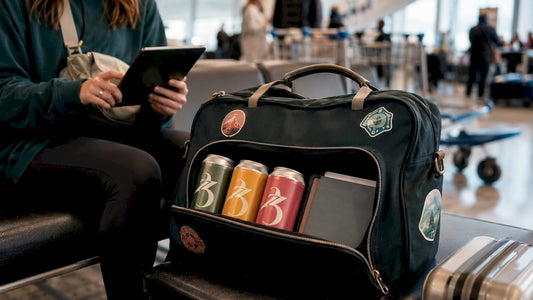 Carry-on bag with hemp products and COA at airport security