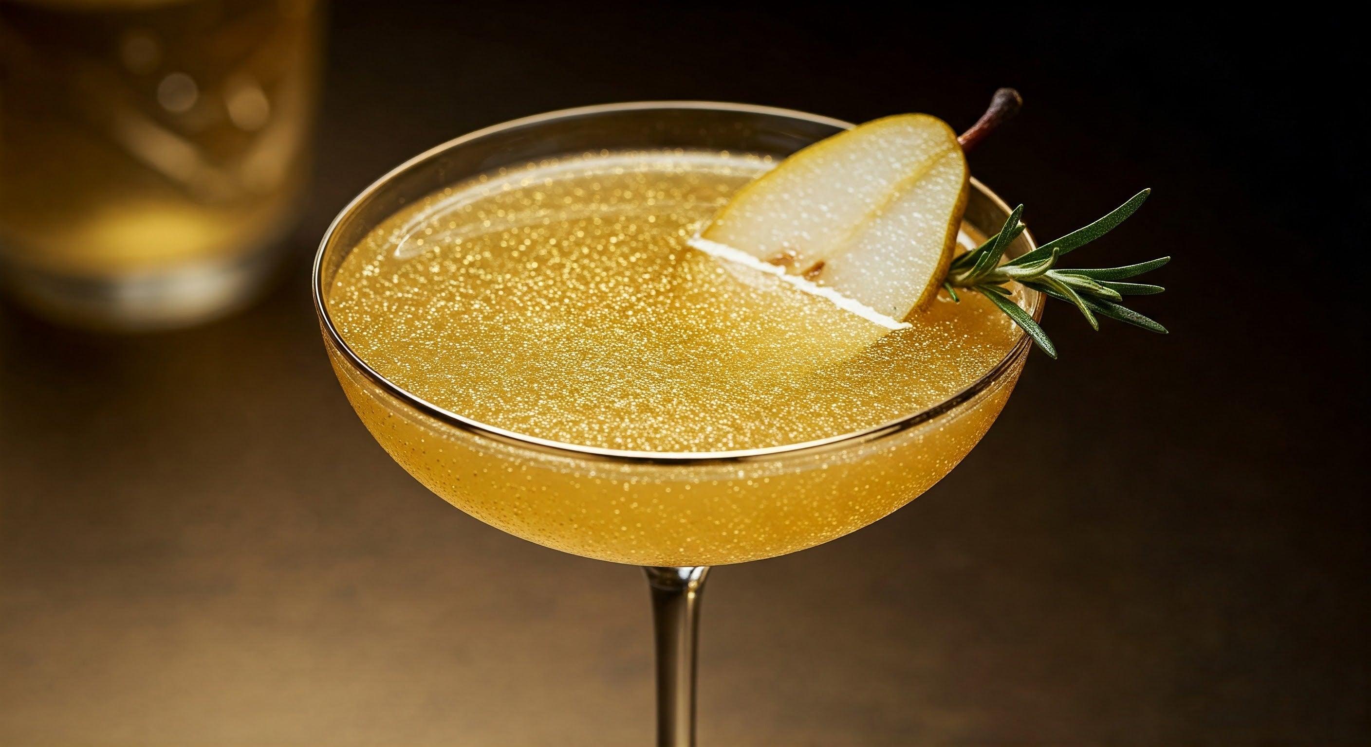 Gilded Pear Fizz (Light & Elegant)