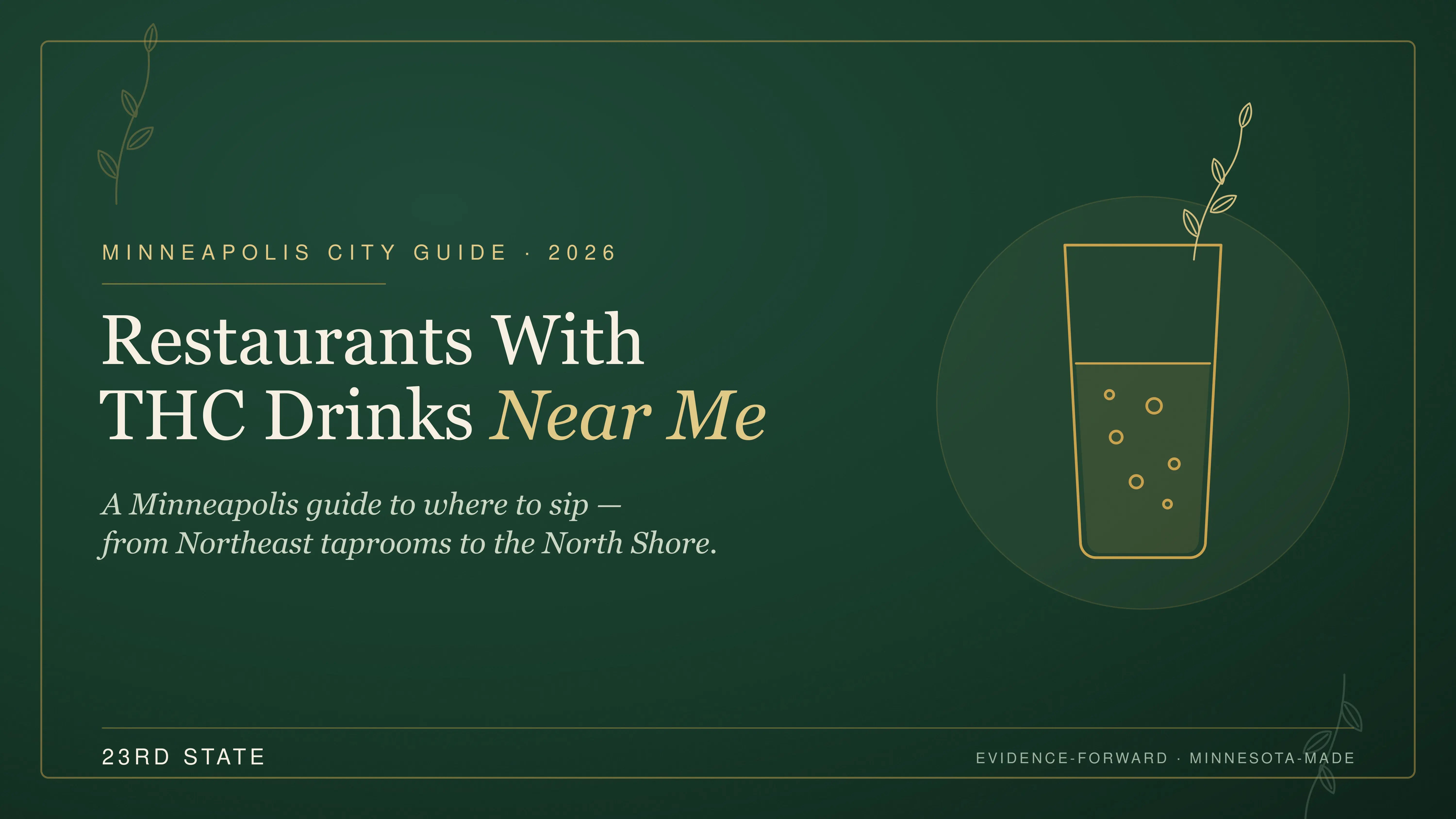 Restaurants With THC Drinks Near Me