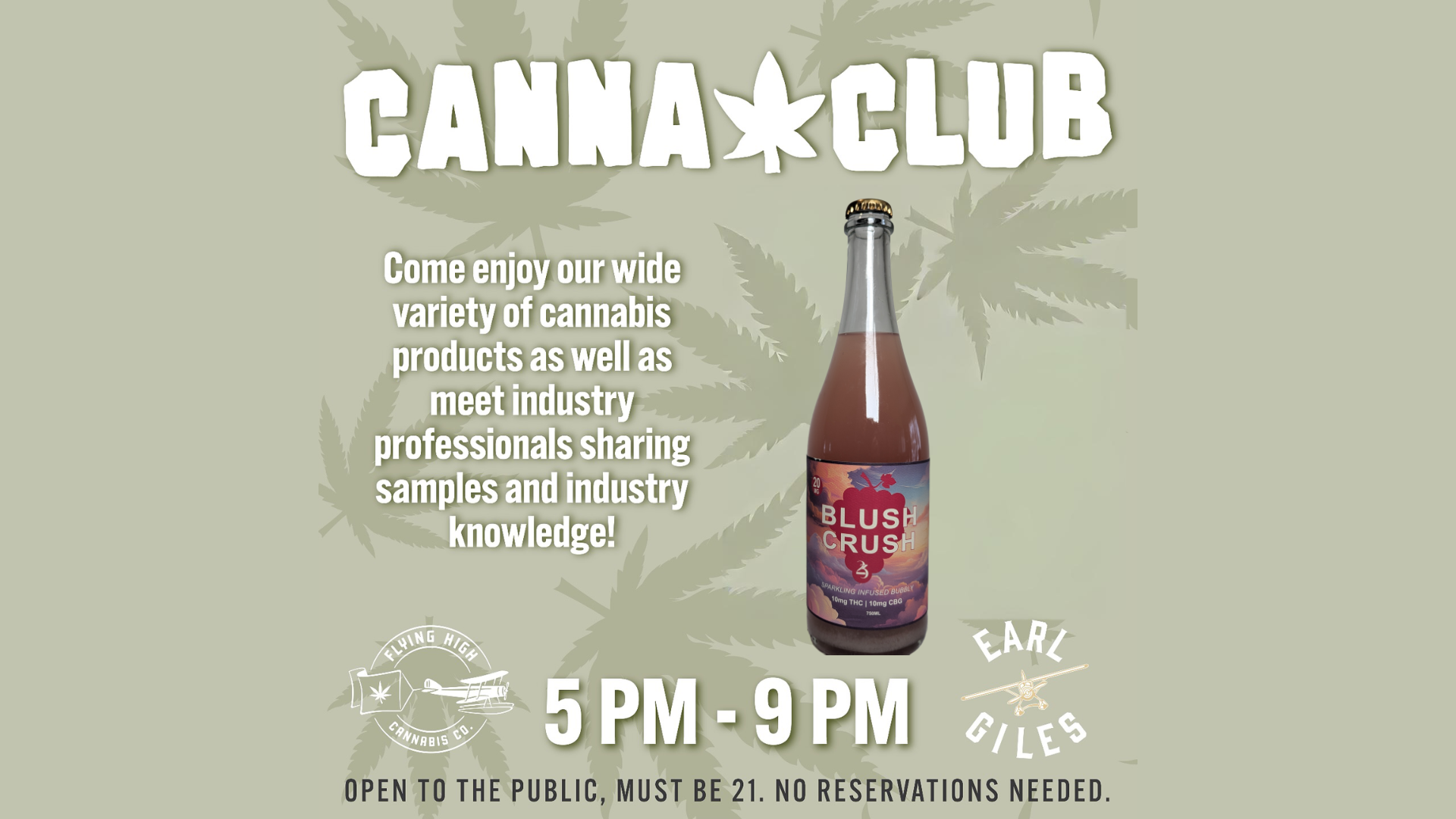 BLUSH CRUSH Launch Party Tonight: Join Us at Canna Club for Our Newest Cannabis Beverage Release