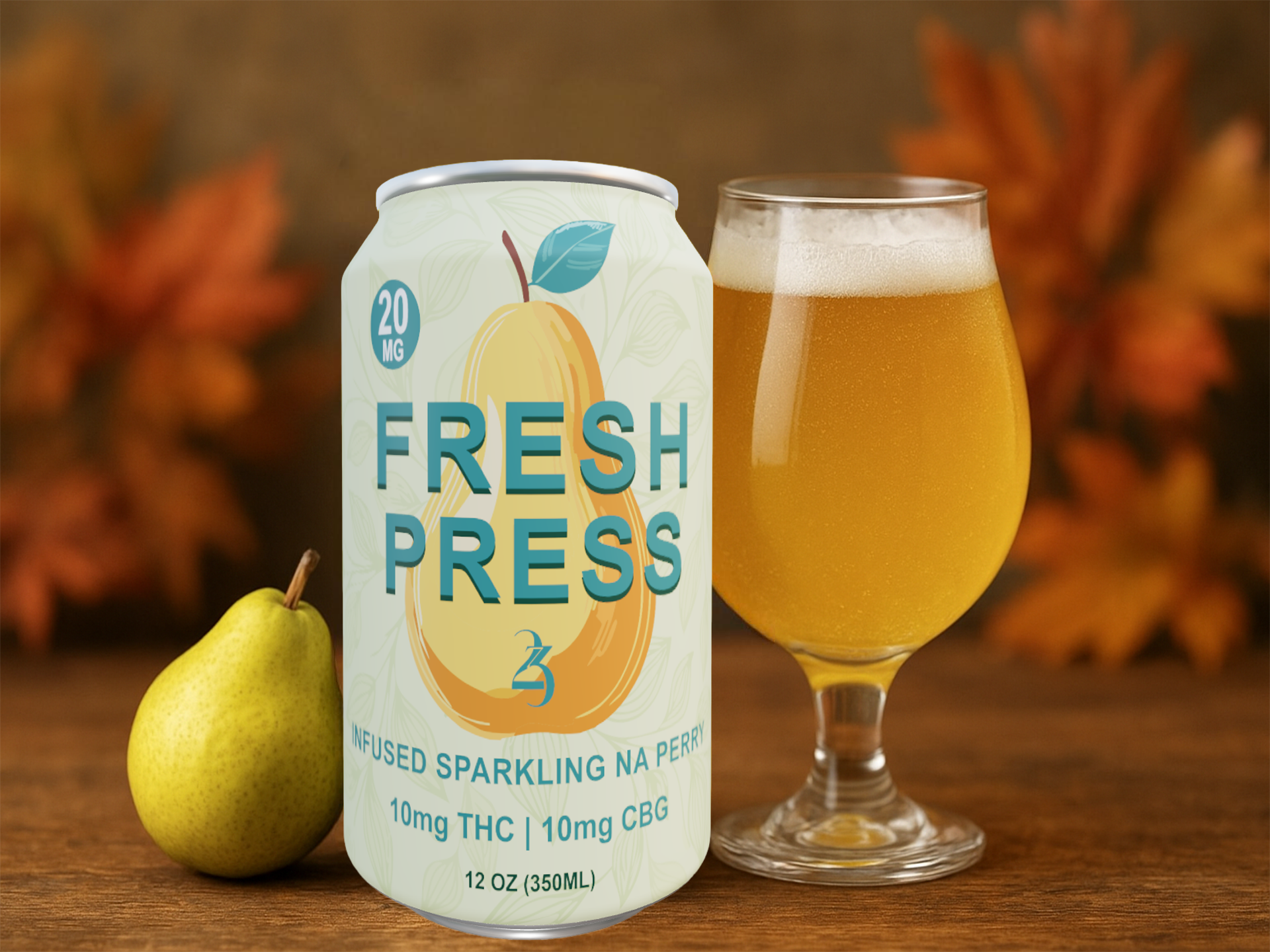 FRESH PRESS: THC-Infused Pear Cider for a Crisp, Flavor-First Fall