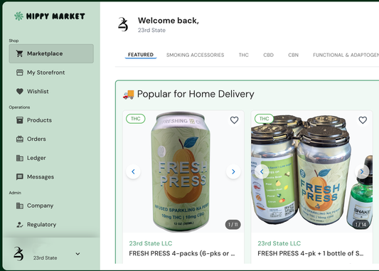 23rd State Announces Exciting New Wholesale Partnership With Hippy Market