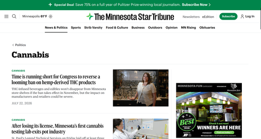 Thank You, Star Tribune for recognizing 23rd State
