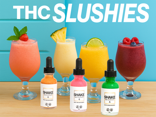 THC Slushies in a glass