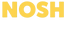 Yellow 'NOSH' logo on a white background