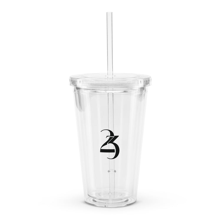 23rd State Double Wall Clear Plastic Tumbler Product mockup